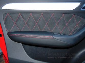 перетяжка карты дверей для Audi Q5 2009