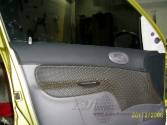 Перетяжка дверей автомобиля для Peugeot 206