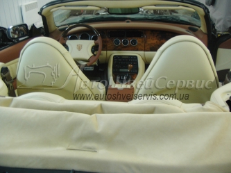 Перетяжка салона автомобиля для Jaguar XKR
