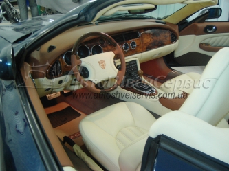 Перетяжка салона автомобиля для Jaguar XKR