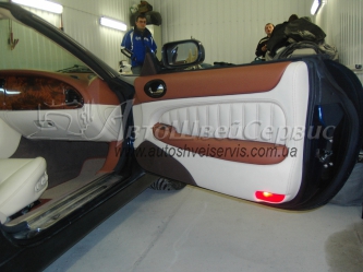 Перетяжка дверей автомобиля для Jaguar XKR