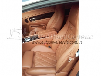 Окантовка на сиденьях и дверях для Bentley Continental 2008